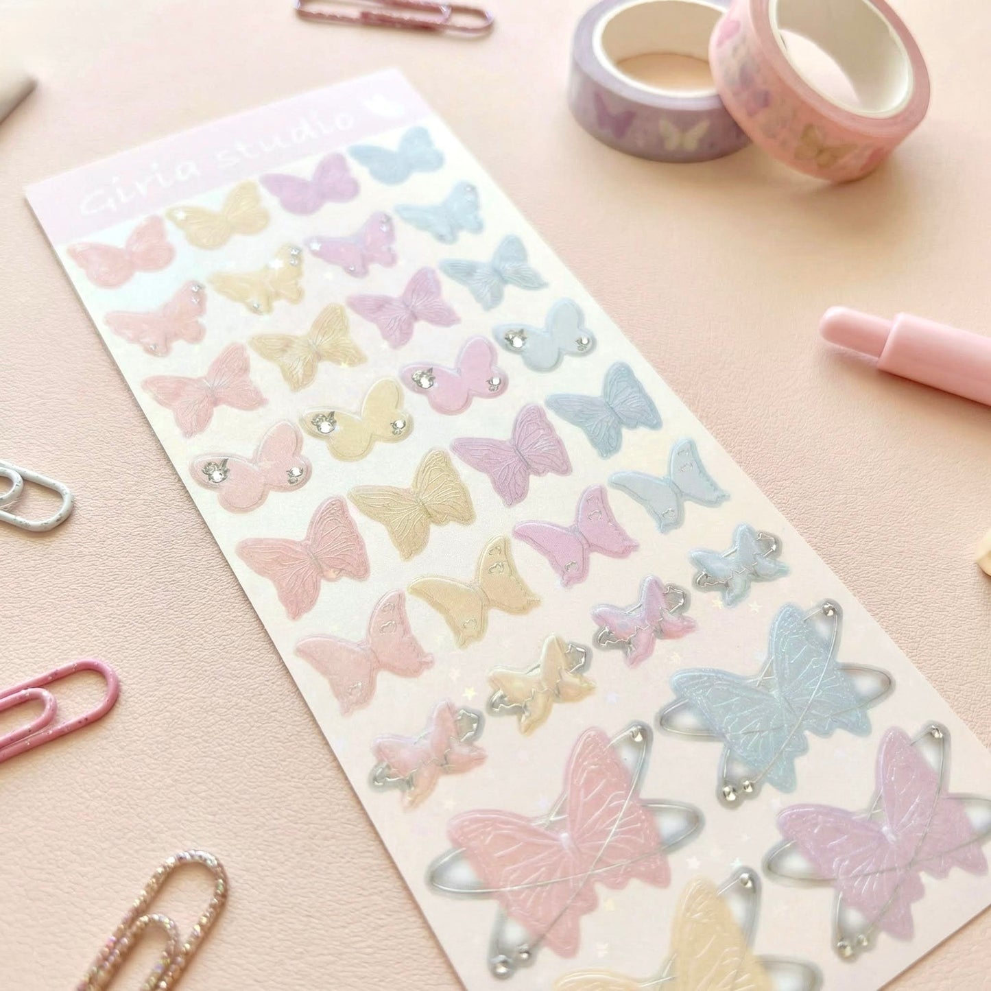 K-Style Sparkle Sticker Collection - Fairy Flutter Butterfly