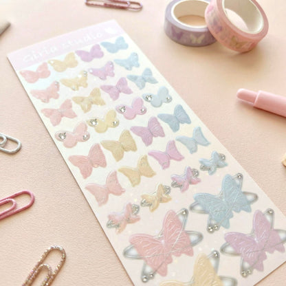 K-Style Sparkle Sticker Collection - Fairy Flutter Butterfly