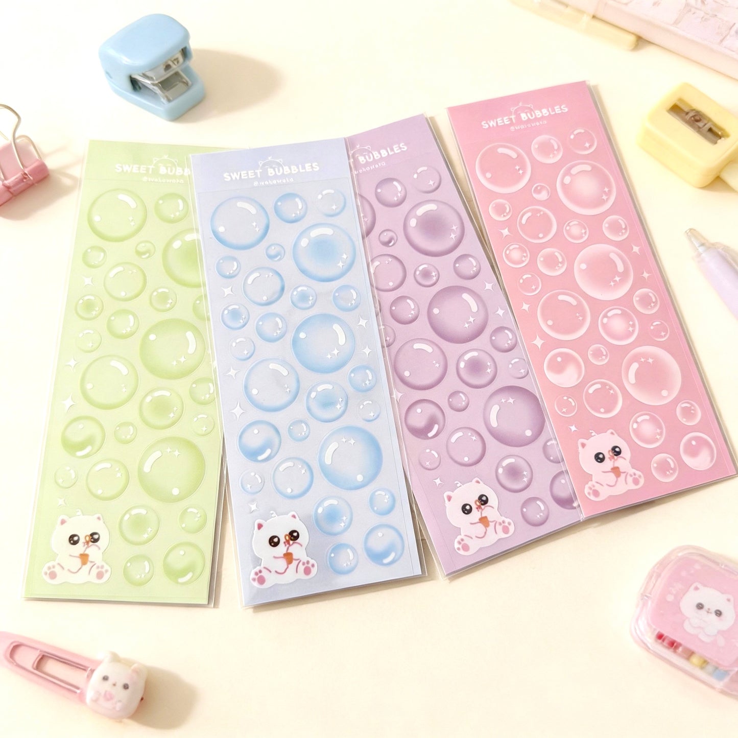 K-Style Sparkle Sticker Collection – Bubble Bubble Pop