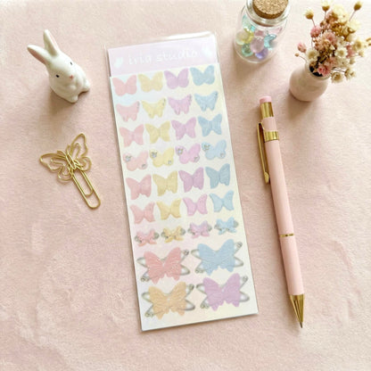 K-Style Sparkle Sticker Collection - Fairy Flutter Butterfly