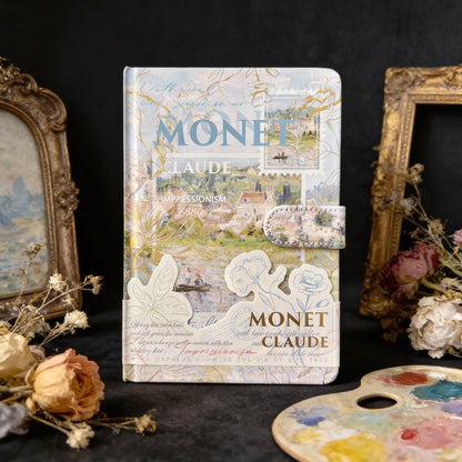 Hardcover | Colorful Sheets Notebook | Van Gogh and Monet Masterpiece Series