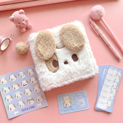 Fluffy Huggy Plush Journal Book | Medium/Large Sized