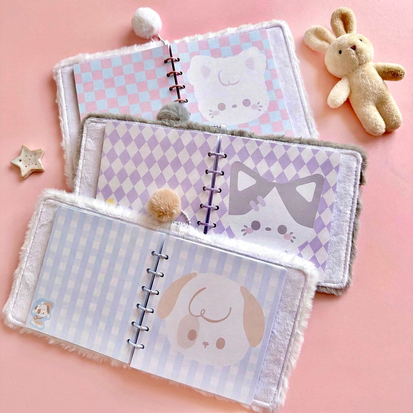 Fluffy Huggy Plush Journal Book | Medium/Large Sized
