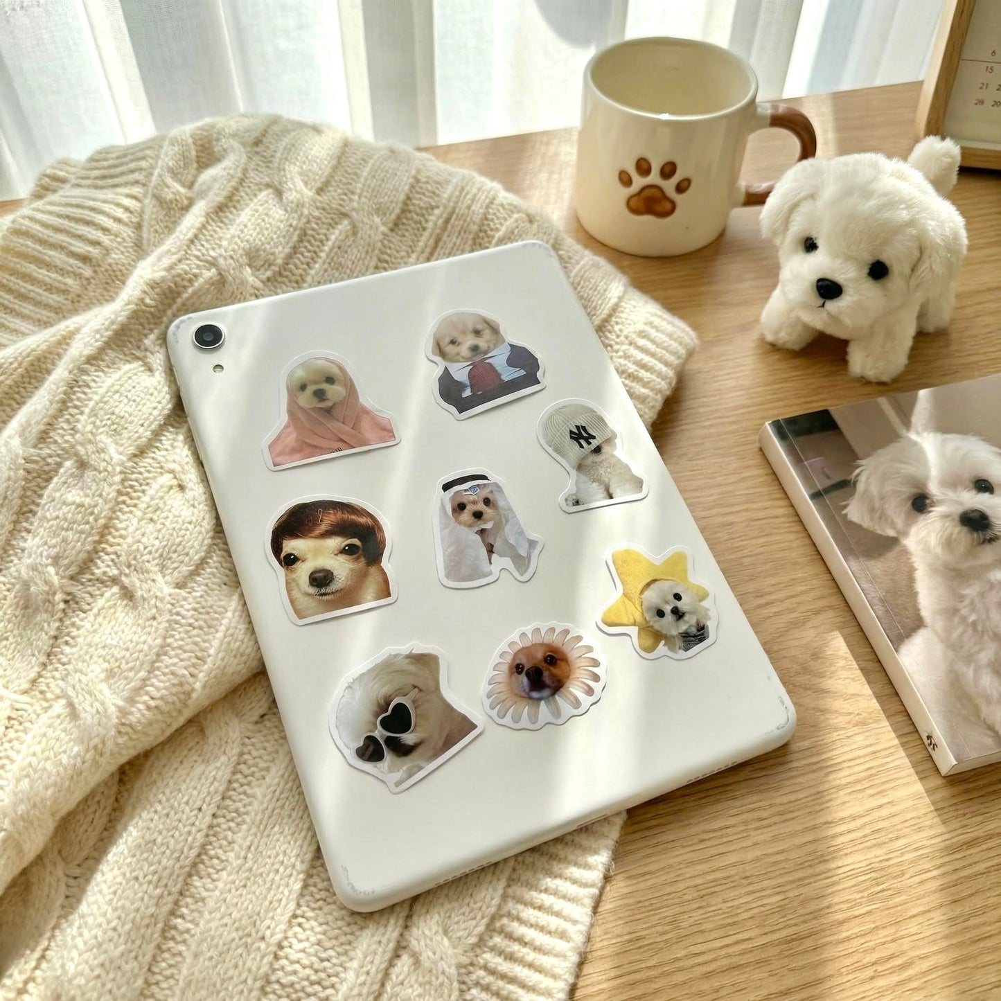 60 Pcs Individual Stickers | Paw-some Dogs