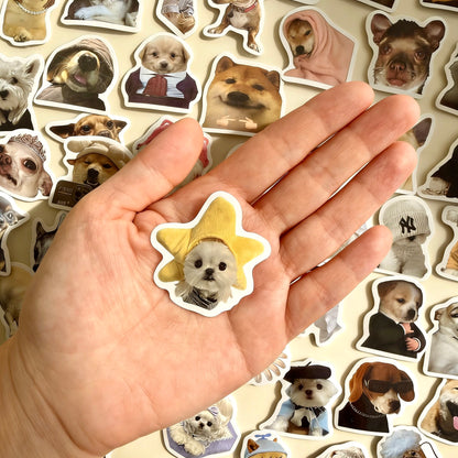 60 Pcs Individual Stickers | Paw-some Dogs