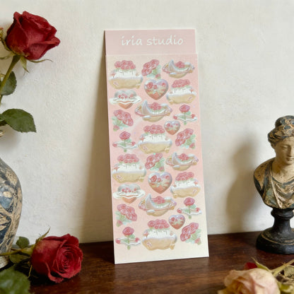 K-Style Sparkle Sticker Collection - Heavenly Rose