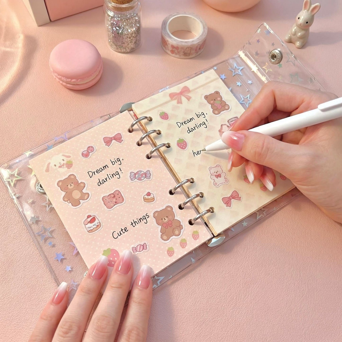Pocket-Sized (M5) 5-Hole Refill Sheets | Bunny Wiggles