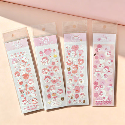 K-Style Sparkle Sticker Collection – Sparkling Love Bunny