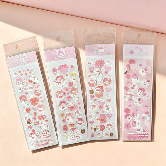 K-Style Sparkle Sticker Collection – Sparkling Love Bunny