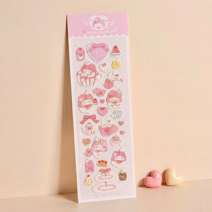 K-Style Sparkle Sticker Collection – Sparkling Love Bunny