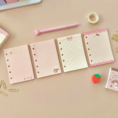 Pocket-Sized (M5) 5-Hole Refill Sheets | Bunny Wiggles