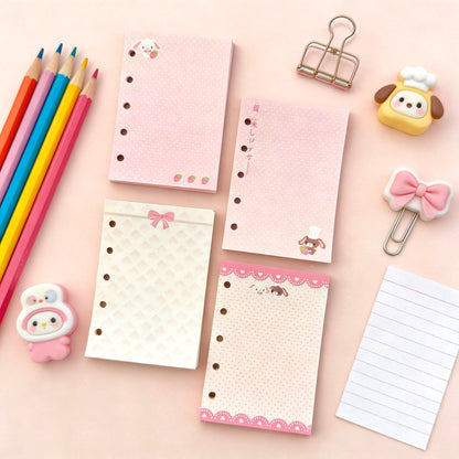 Pocket-Sized (M5) 5-Hole Refill Sheets | Bunny Wiggles