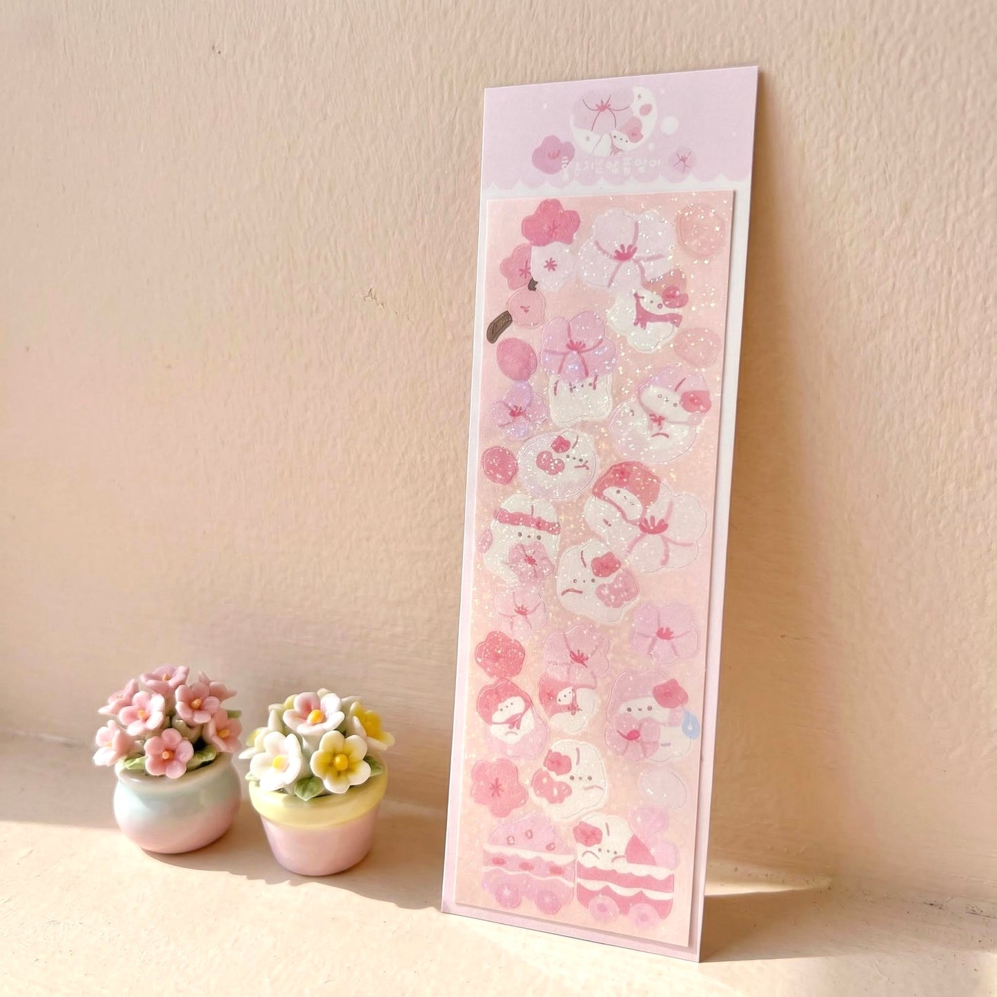 K-Style Sparkle Sticker Collection – Sparkling Love Bunny
