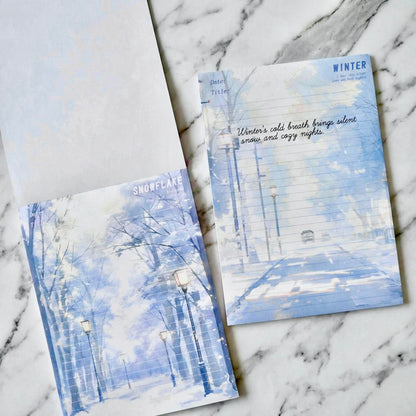 Notepads | Quiet Winter Collection | Extra Large-B5