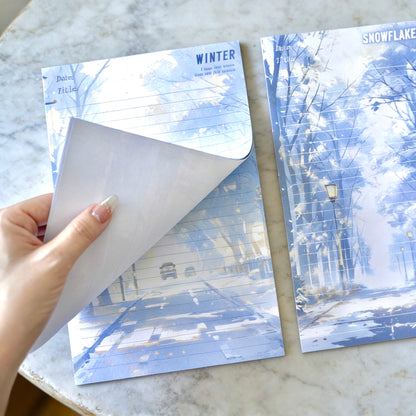 Notepads | Quiet Winter Collection | Extra Large-B5