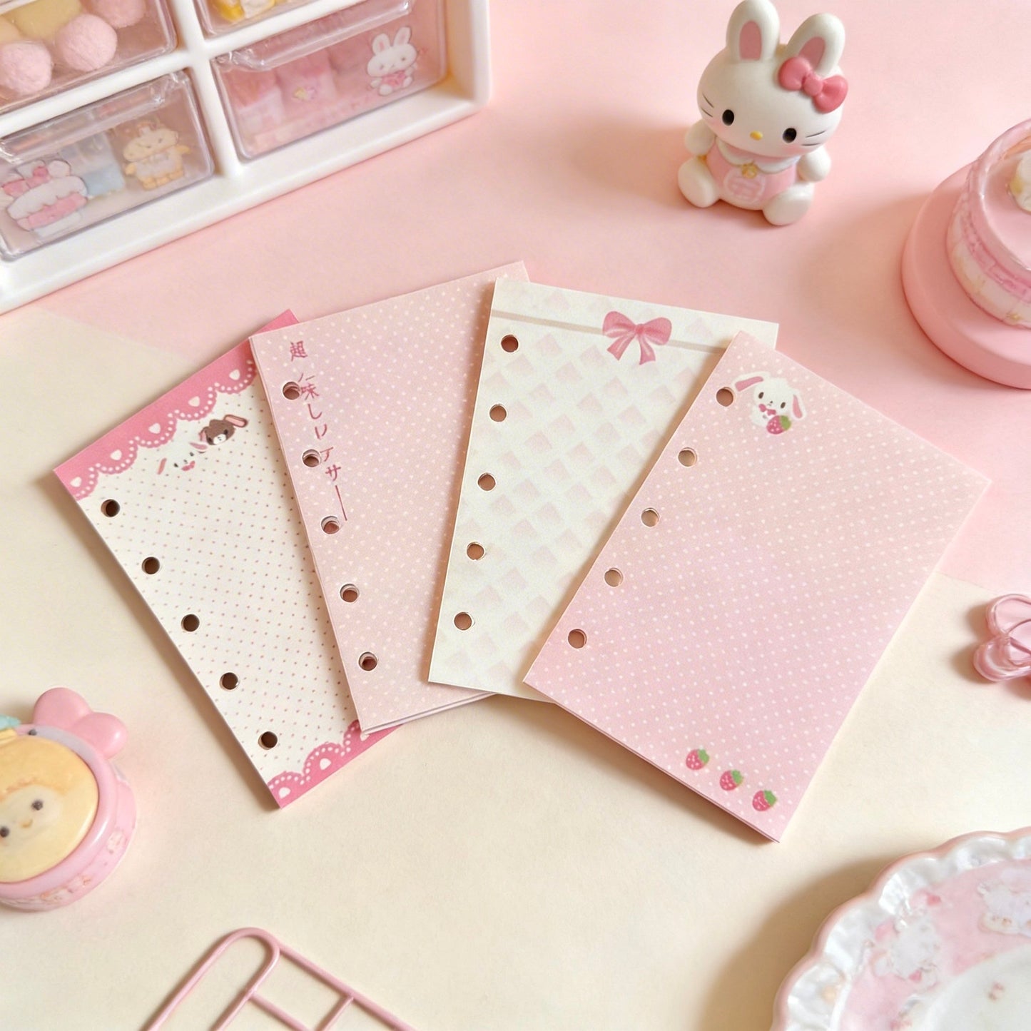 Pocket-Sized (M5) 5-Hole Refill Sheets | Bunny Wiggles