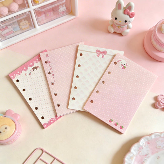 Pocket-Sized (M5) 5-Hole Refill Sheets | Bunny Wiggles