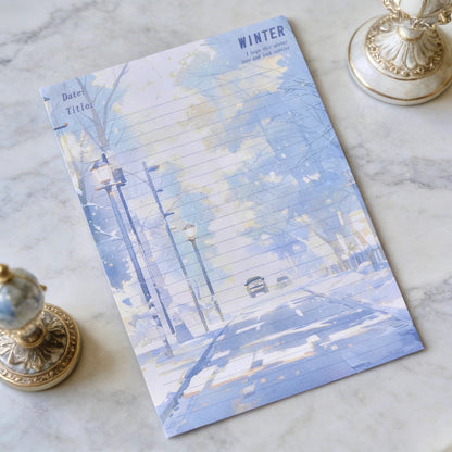 Notepads | Quiet Winter Collection | Extra Large-B5