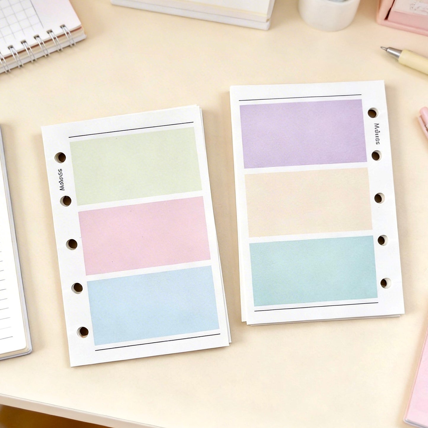 Pocket-Sized (M5) 5-Hole Refill Sheets | Weekly & Monthly Planner Essentials