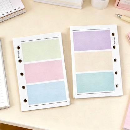 Pocket-Sized (M5) 5-Hole Refill Sheets | Weekly & Monthly Planner Essentials