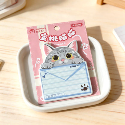 Kitty Post Office Sticky Notes