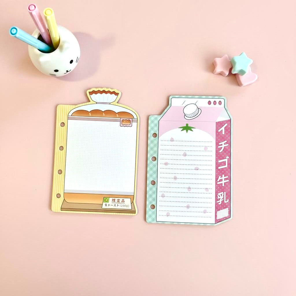 Pocket-Sized (M5) 5-Hole Refill Sheets | Tiny Cute Twist Notepads