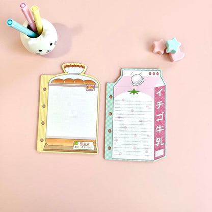 Pocket-Sized (M5) 5-Hole Refill Sheets | Tiny Cute Twist Notepads