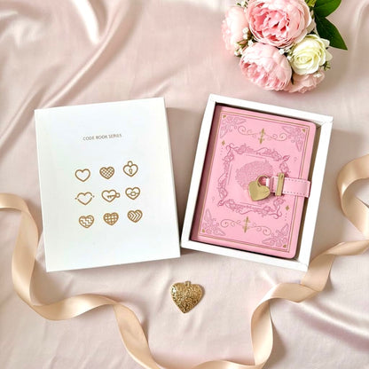 B6 | PU Leather Hardcover | Enchanted Heart Secrets Notebook