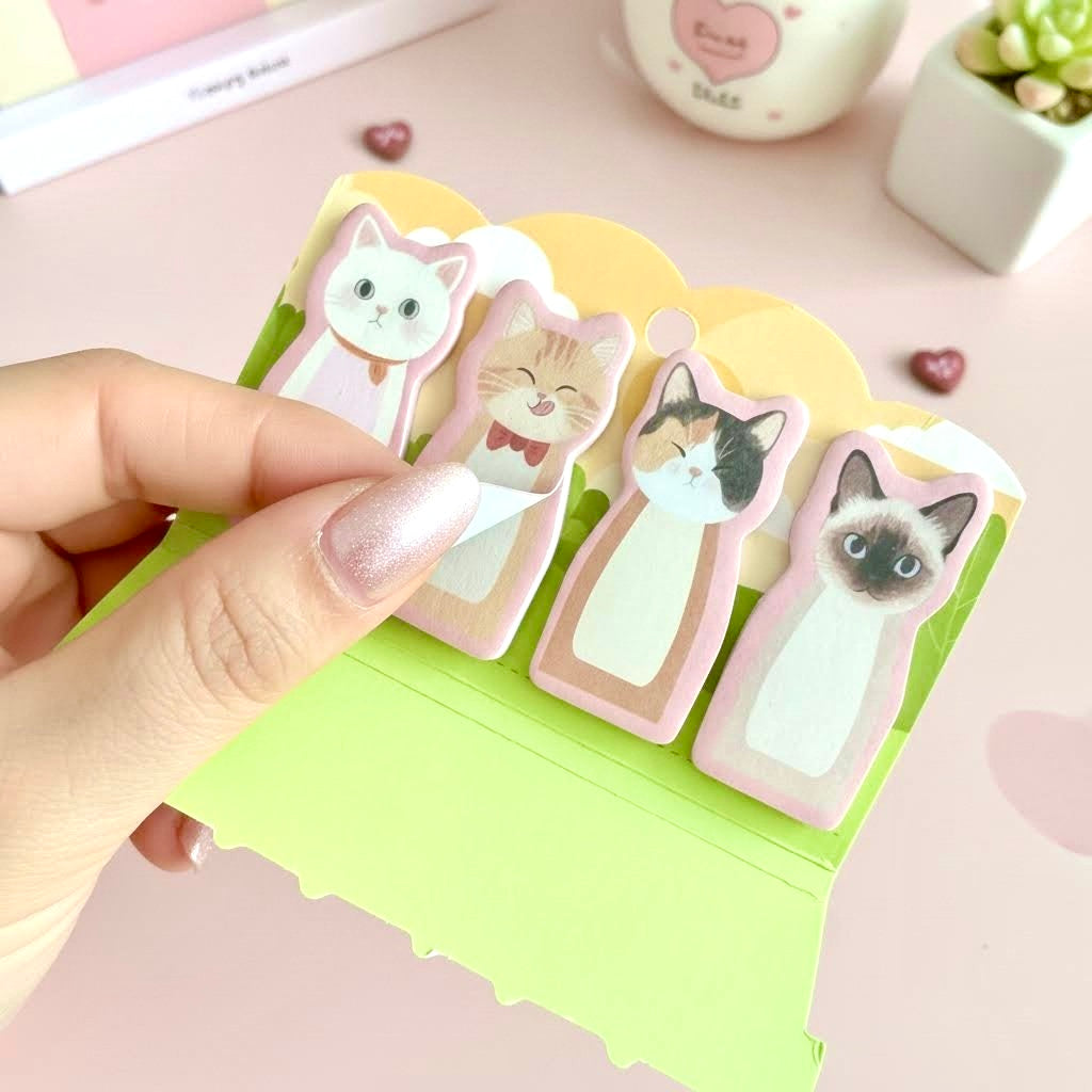 Sweet Happy Pets Index Tabs Sticky Notes Set