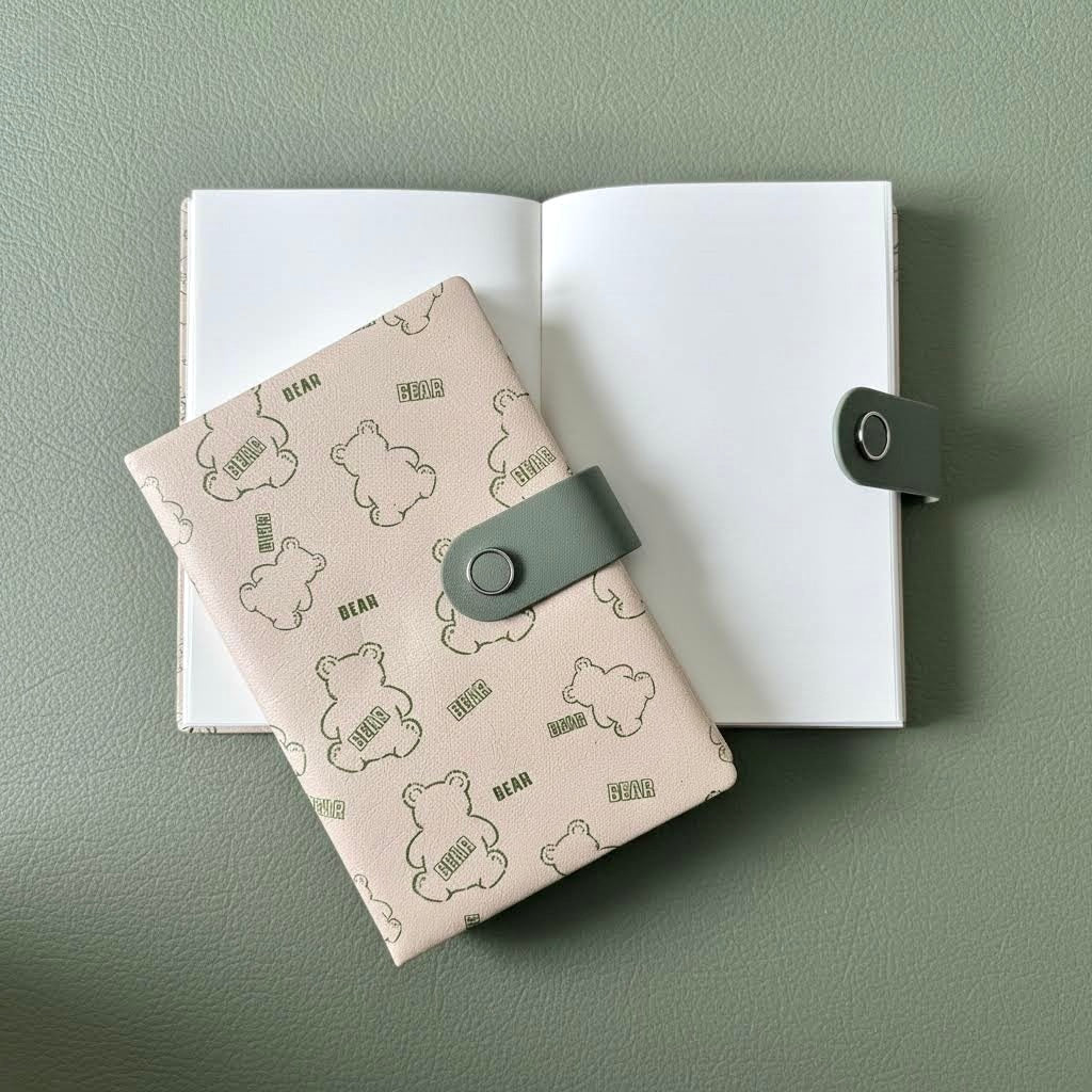 B6 | PU Leather Hardcover | Little Bear Series with Magnetic Closure