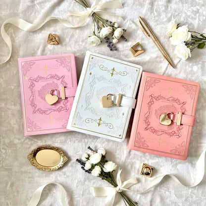 B6 | PU Leather Hardcover | Enchanted Heart Secrets Notebook