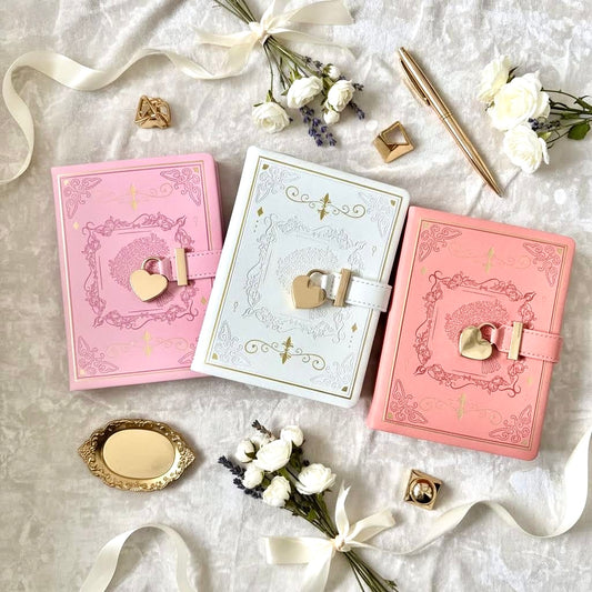 B6 | PU Leather Hardcover | Enchanted Heart Secrets Notebook