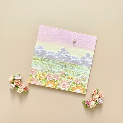 Korean style oil painting art sticky notes