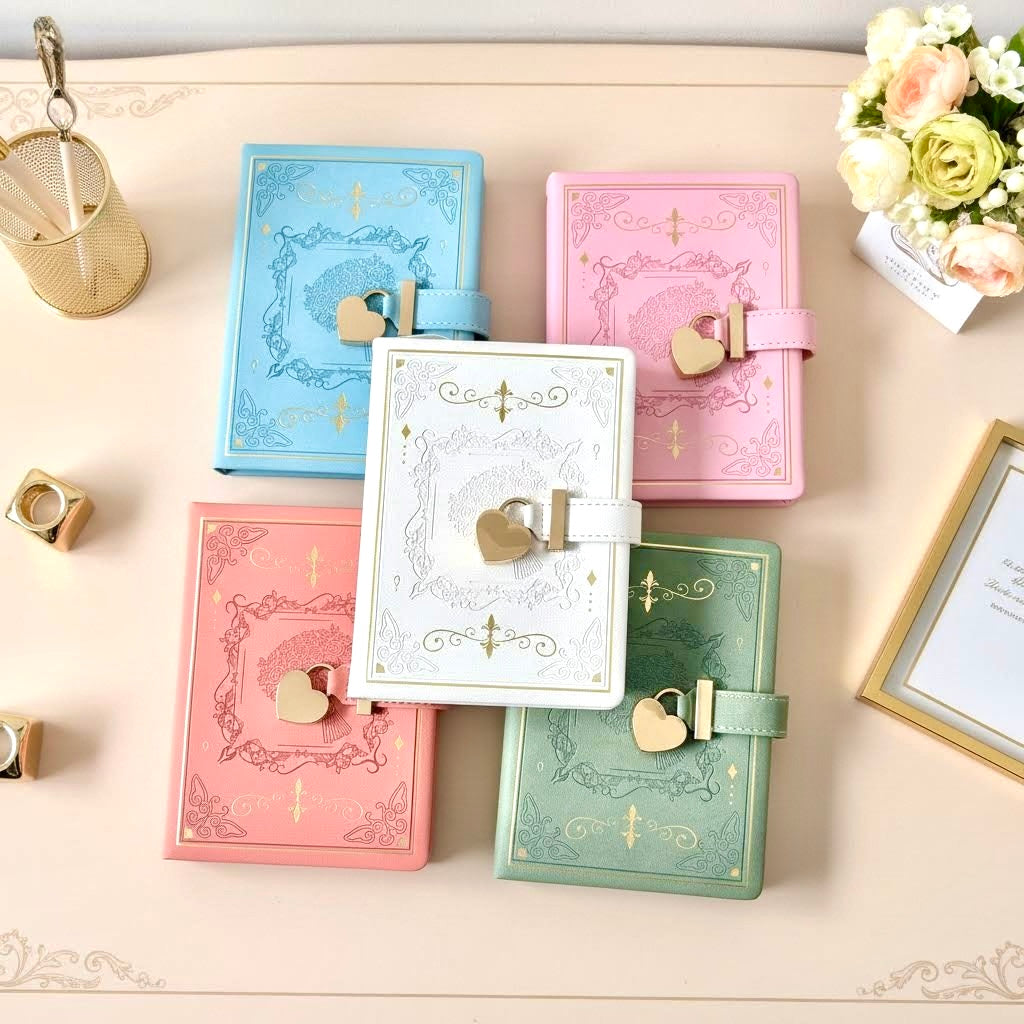 B6 | PU Leather Hardcover | Enchanted Heart Secrets Notebook