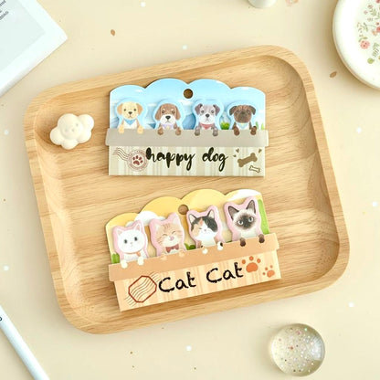 Sweet Happy Pets Index Tabs Sticky Notes Set
