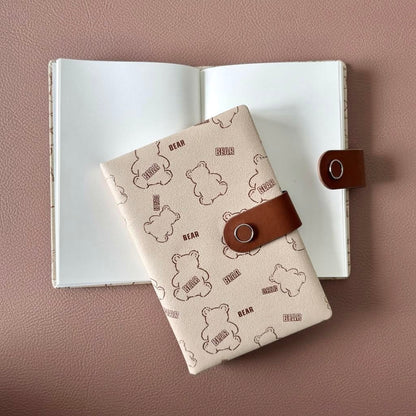 B6 | PU Leather Hardcover | Little Bear Series with Magnetic Closure
