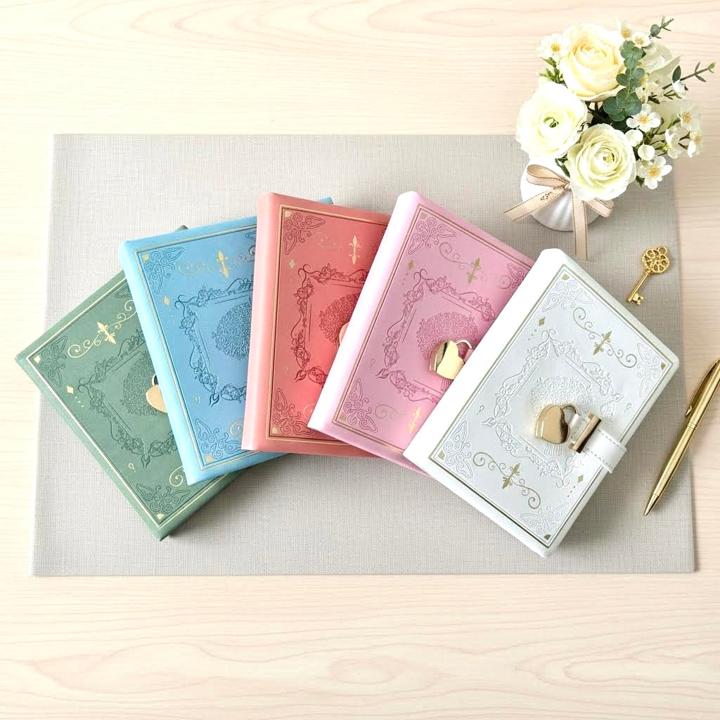 B6 | PU Leather Hardcover | Enchanted Heart Secrets Notebook