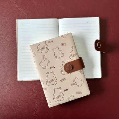 B6 | PU Leather Hardcover | Little Bear Series with Magnetic Closure