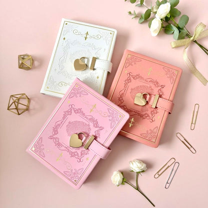 B6 | PU Leather Hardcover | Enchanted Heart Secrets Notebook