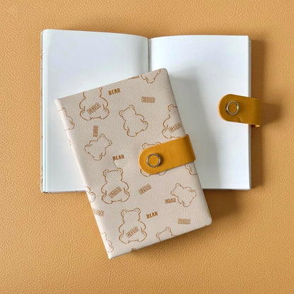 B6 | PU Leather Hardcover | Little Bear Series with Magnetic Closure