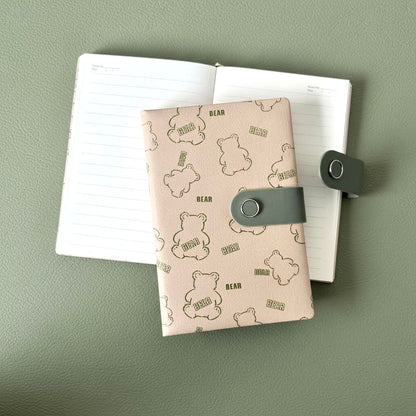 B6 | PU Leather Hardcover | Little Bear Series with Magnetic Closure