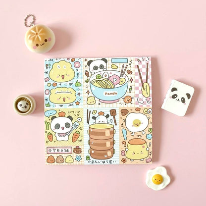 Memo Pads | Japanese-Style Kawaii Doggy Friends Squared Notepads
