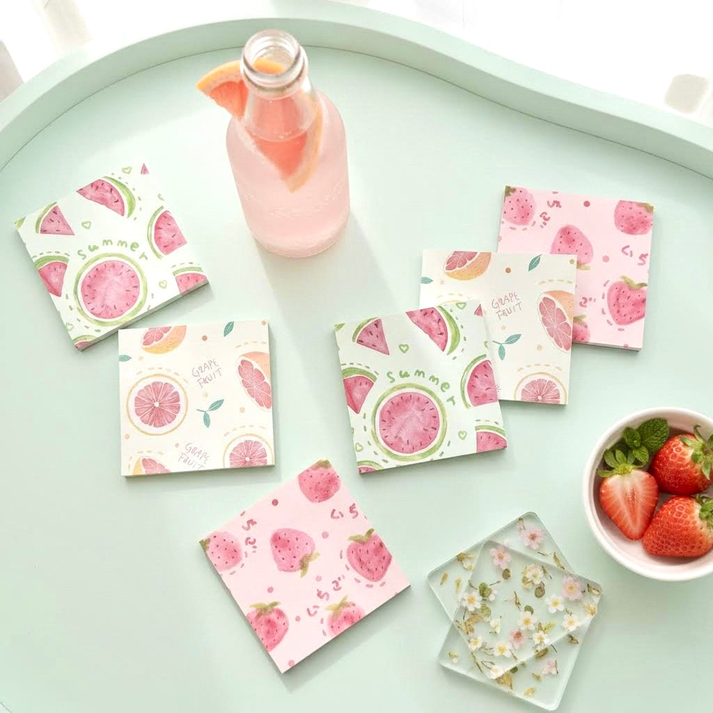 Juicy Summer Fruit Sticky Notes