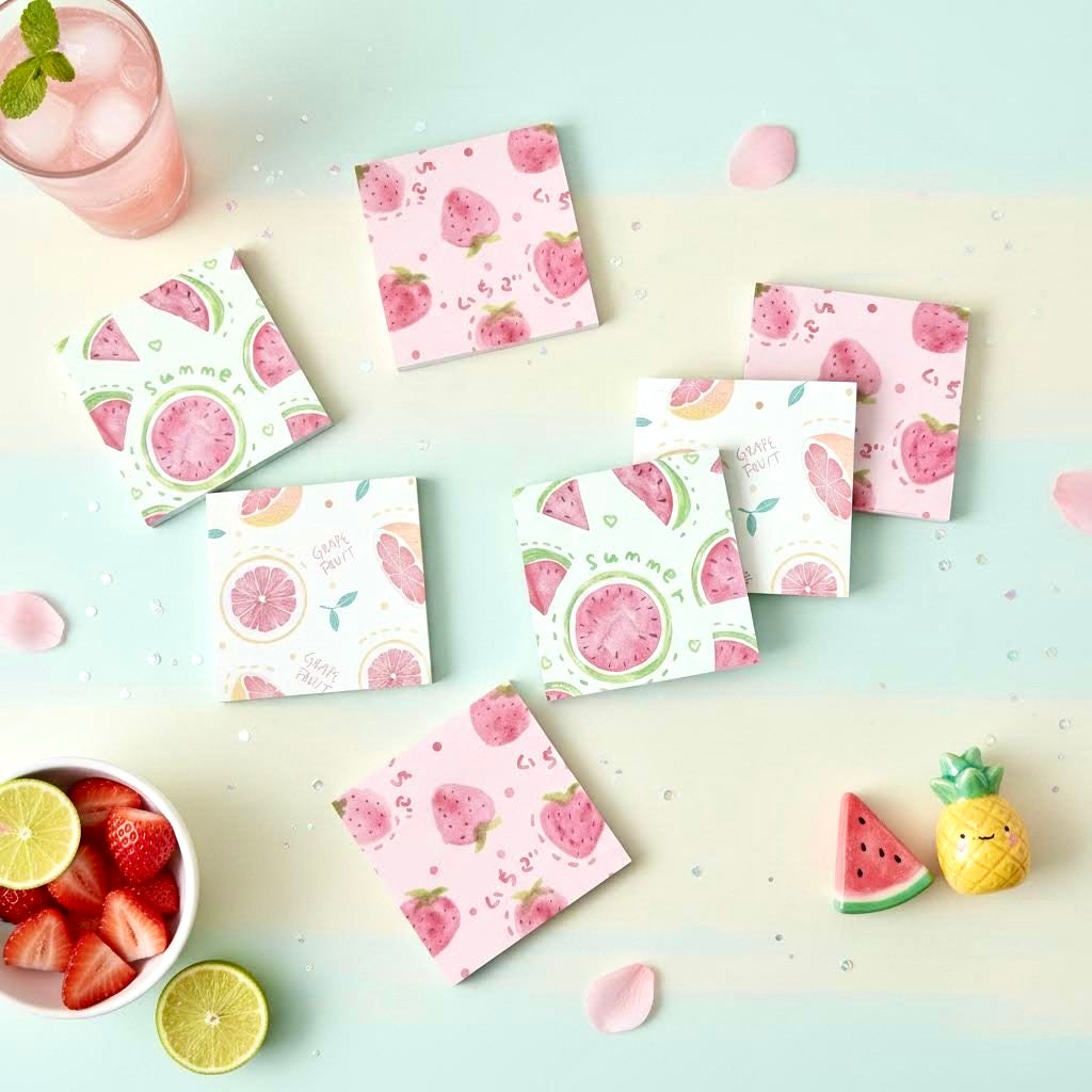 Juicy Summer Fruit Sticky Notes