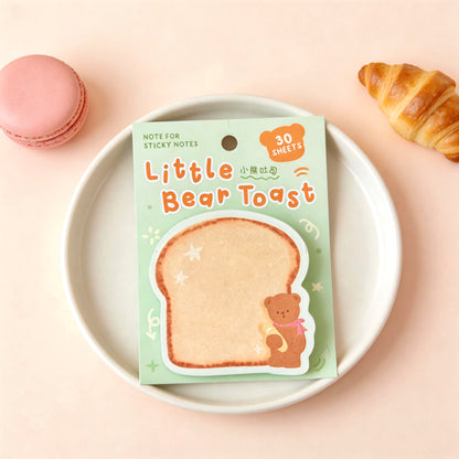 Dessert-Themed Bear’s Polka Sticky Notes
