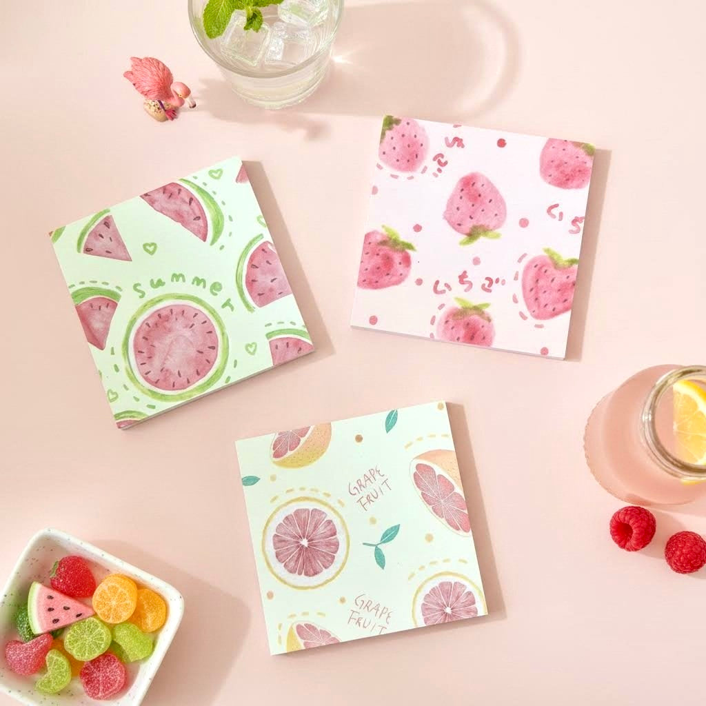 Juicy Summer Fruit Sticky Notes