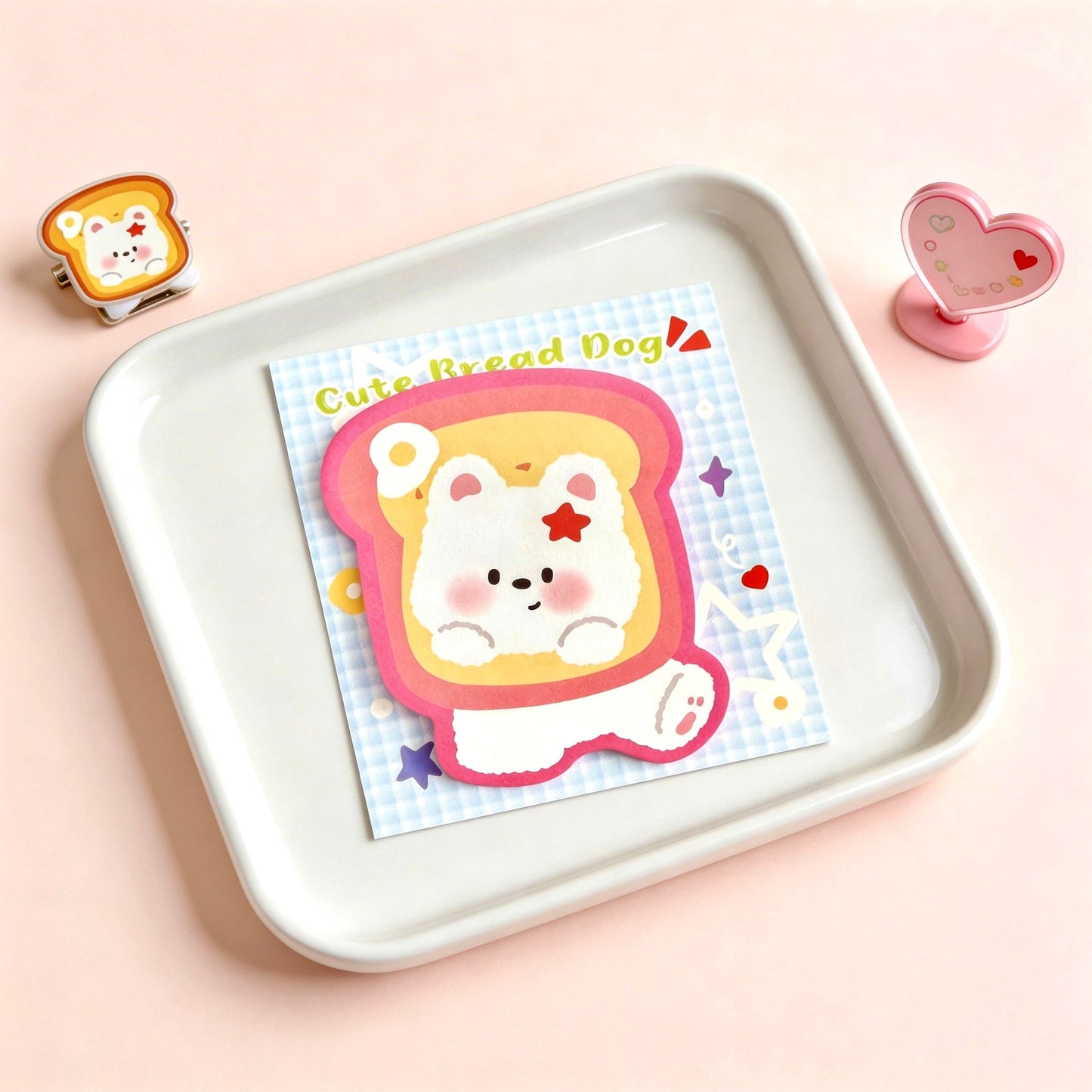 Cute Cartoon Westie Puppy Dog Sticky Notes
