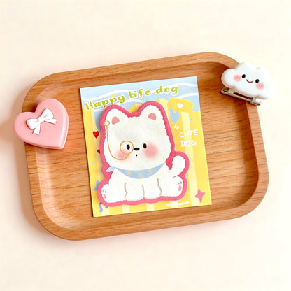 Cute Cartoon Westie Puppy Dog Sticky Notes