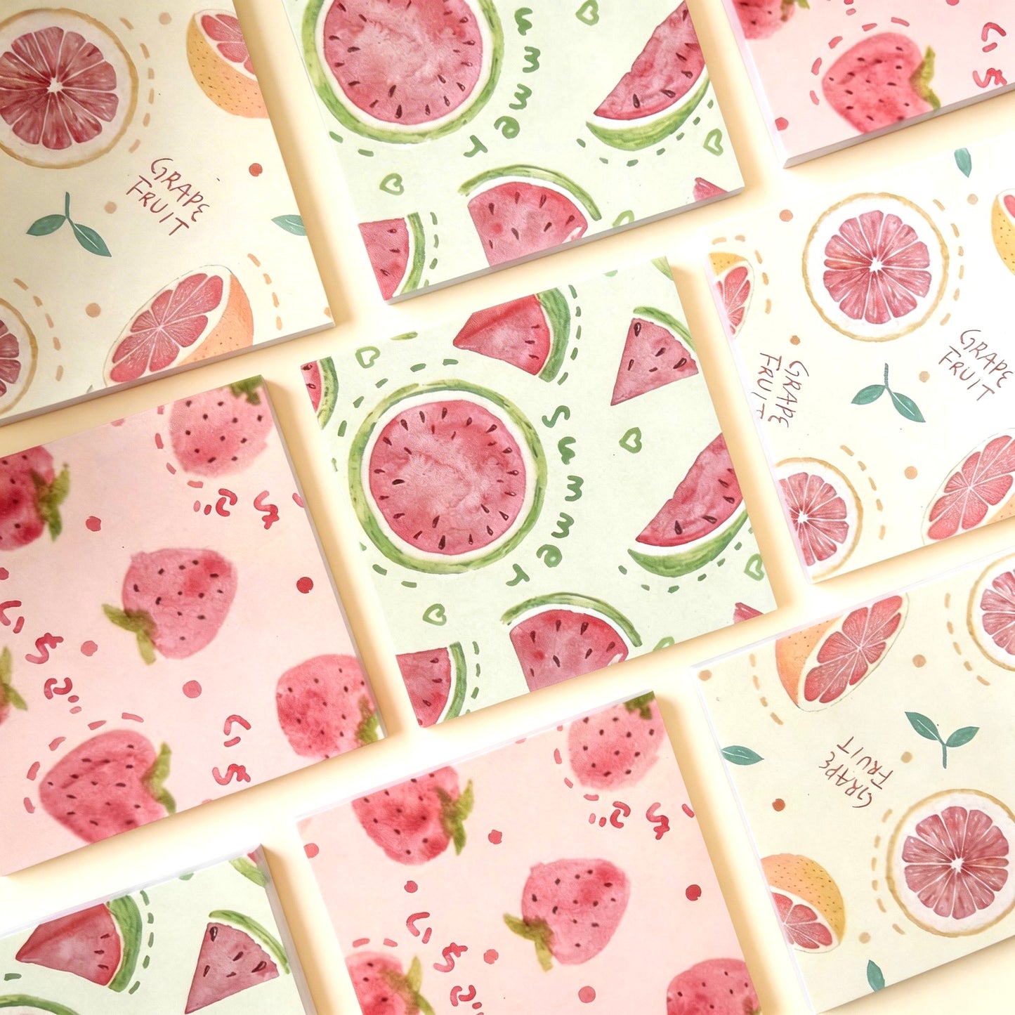 Juicy Summer Fruit Sticky Notes