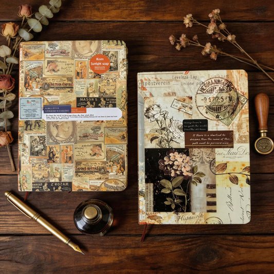 Hardcover Notebook  | Timeless Vintage European Journal